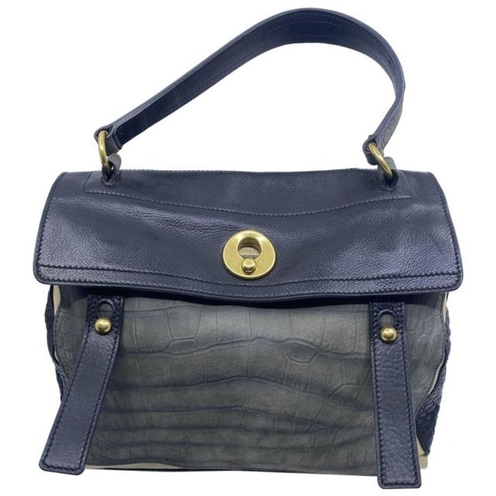 Saint Laurent Muse Two Ysl Embossed Rive Gauge Gr… - image 1